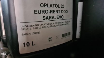 Oplatol 25 ulje za oplatu 10 L Euro-Rent