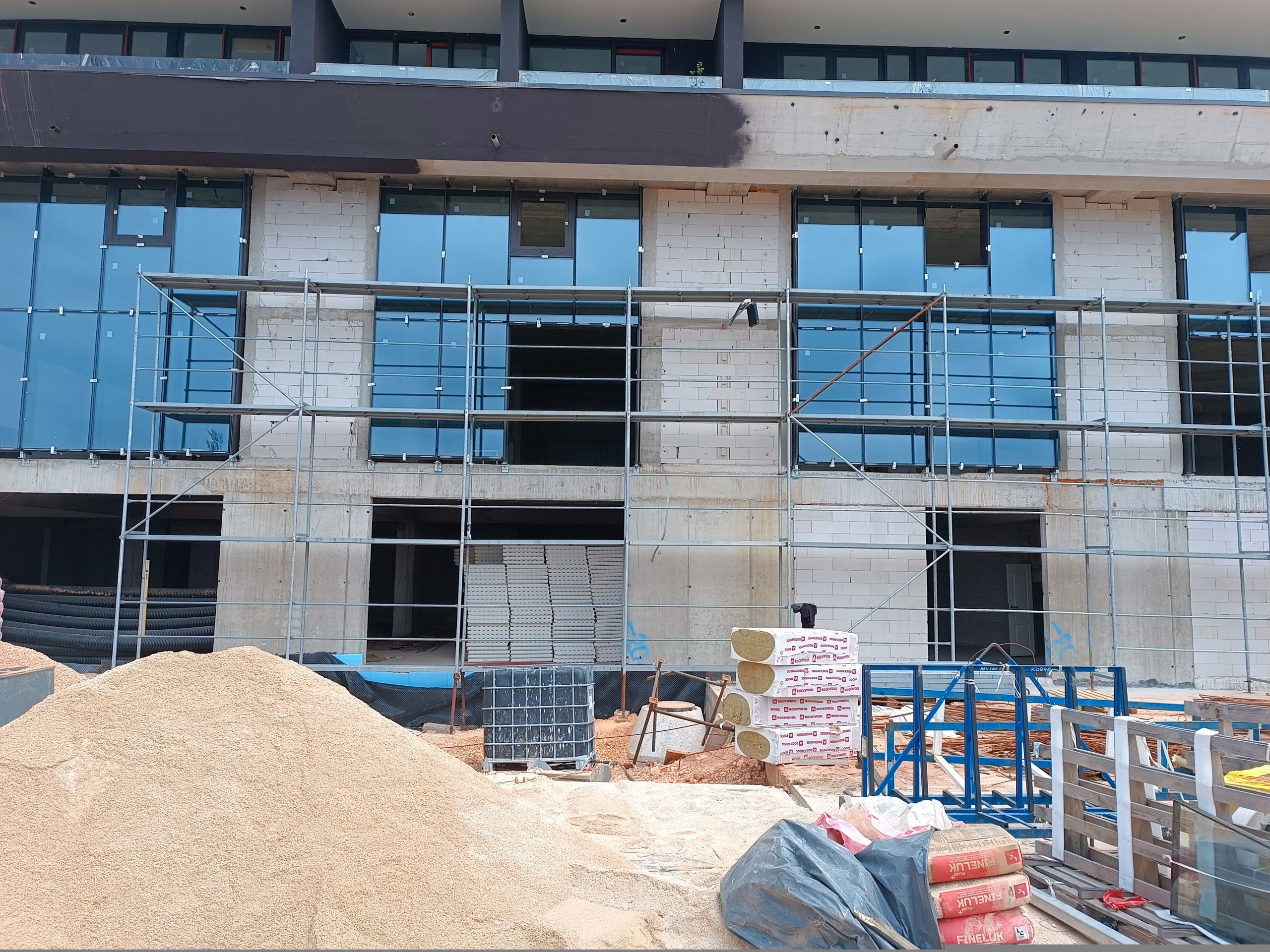 Euro-Rent skela na građevinskom projektu