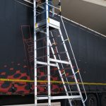 Pokretne Ljestve za regale i stalaže 2m