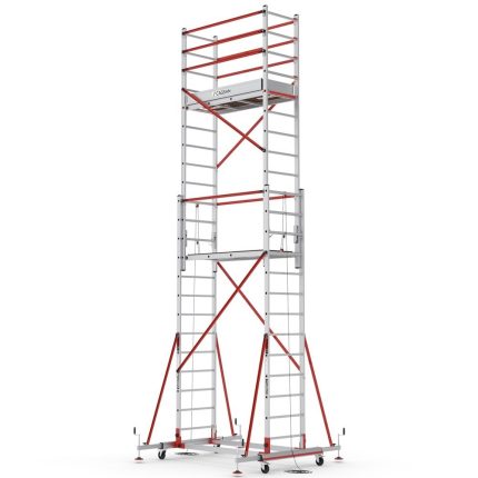 Aluminijska pokretna skela PREMIUM, radna visina 7,20 m